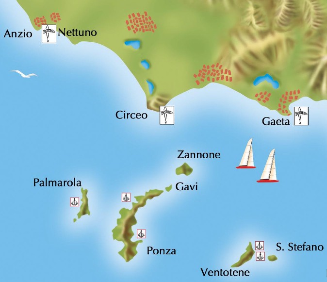 tour isole pontine da formia